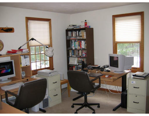 349 Hudson Road Stow, MA 01775 - Photo 10 of 10 a view of a workspace with furniture and a window