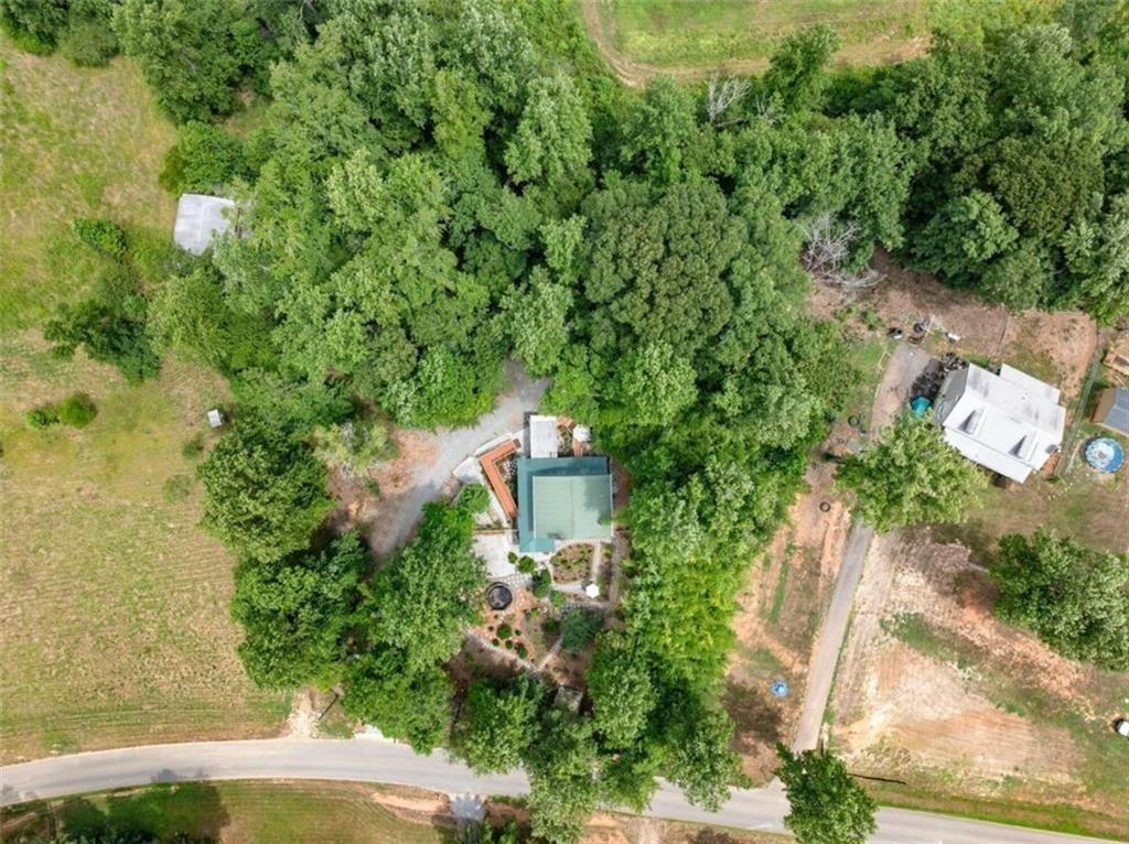459 Gold Ridge Road Dahlonega, GA 30533 - Photo 47 of 47 an aerial view of a house with a yard basket ball court and outdoor seating