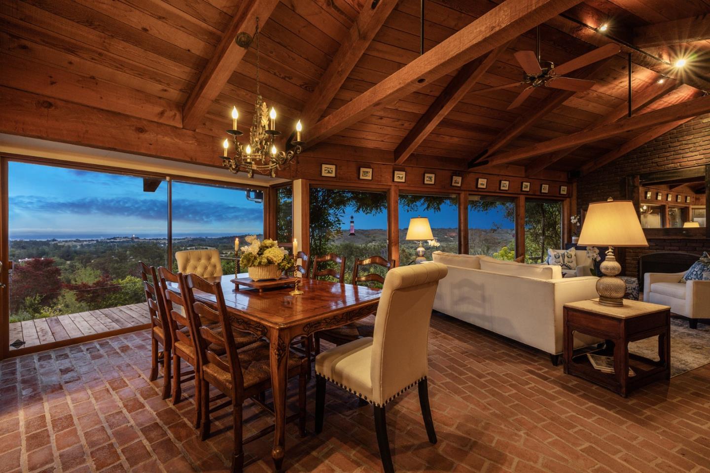 22 Preston Road Woodside, CA 94062 - Photo 48 of 60 a view of a table and chairs in patio