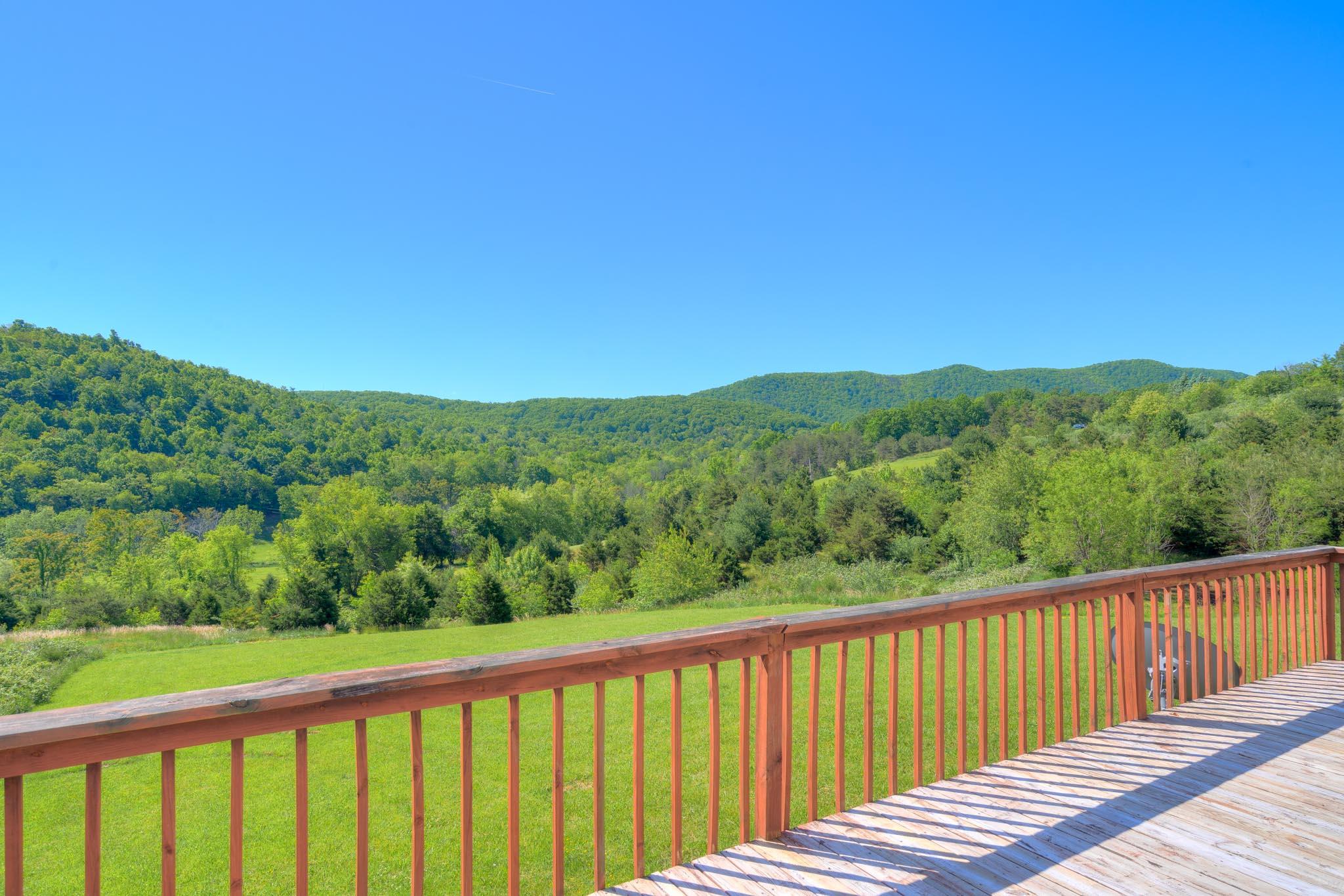 3240 Dallas Freeman Road Hiwassee, VA 24347 - Photo 30 of 42 a view of a balcony with outdoor space