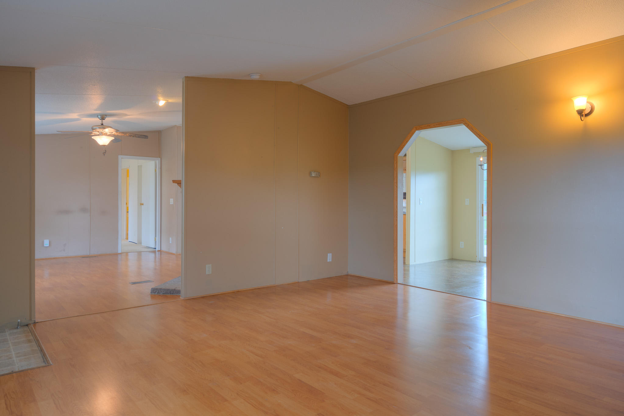 3240 Dallas Freeman Road Hiwassee, VA 24347 - Photo 4 of 42 a view of empty room with wooden floor