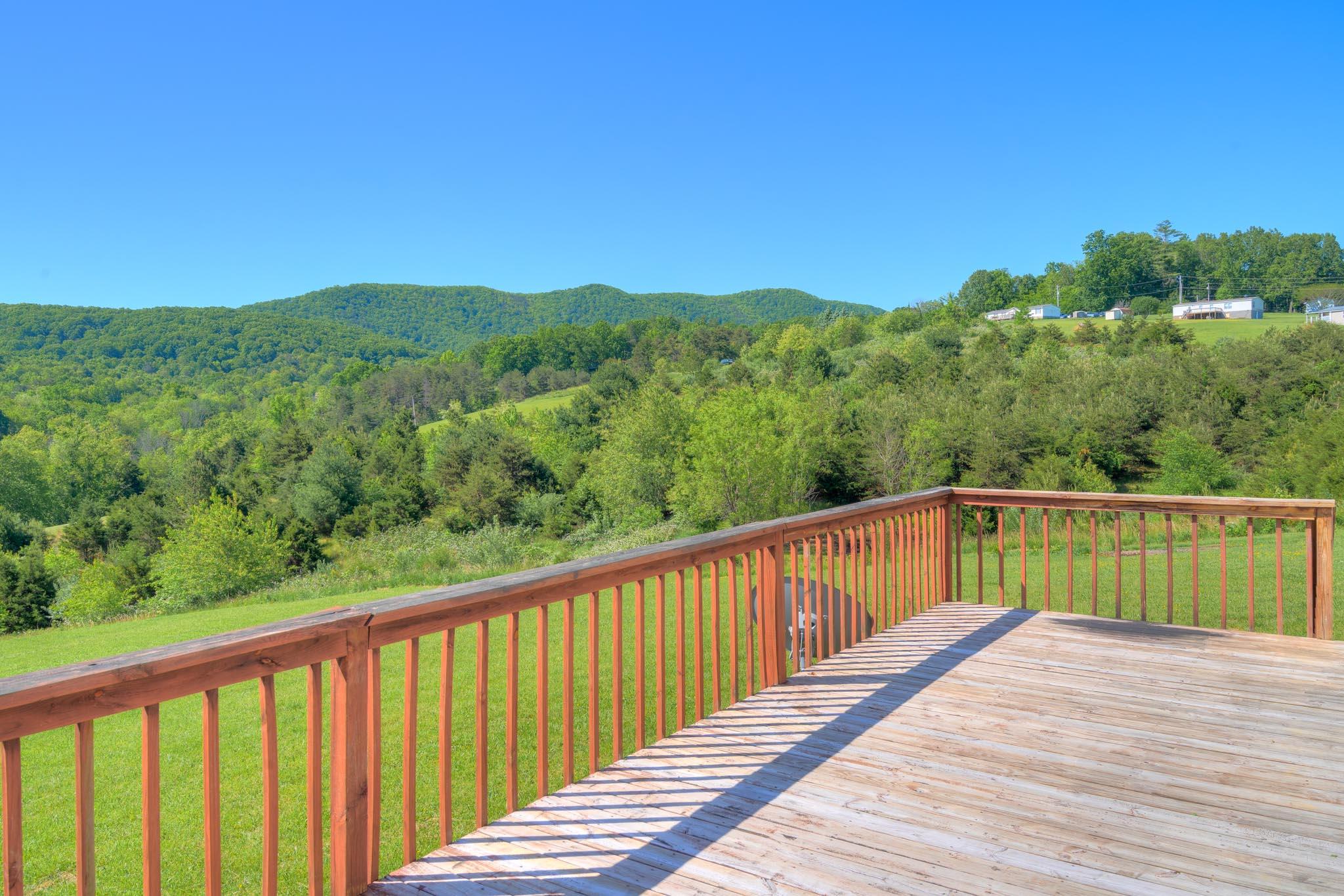 3240 Dallas Freeman Road Hiwassee, VA 24347 - Photo 31 of 42 a view of balcony and yard