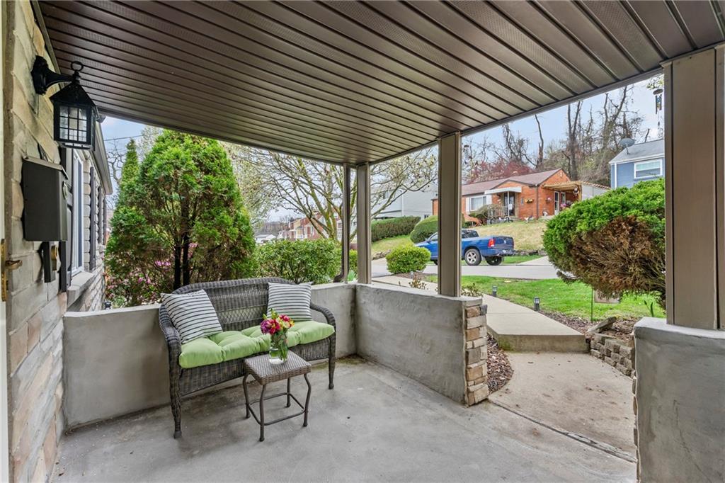 459 East Garden Road Pittsburgh, PA 15227 - Photo 27 of 35 a patio with table and chairs and potted plants