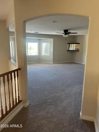 an empty room with a empty space