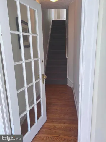 a view of wooden floor in a house