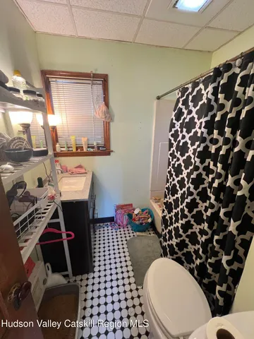 a room with furniture and window