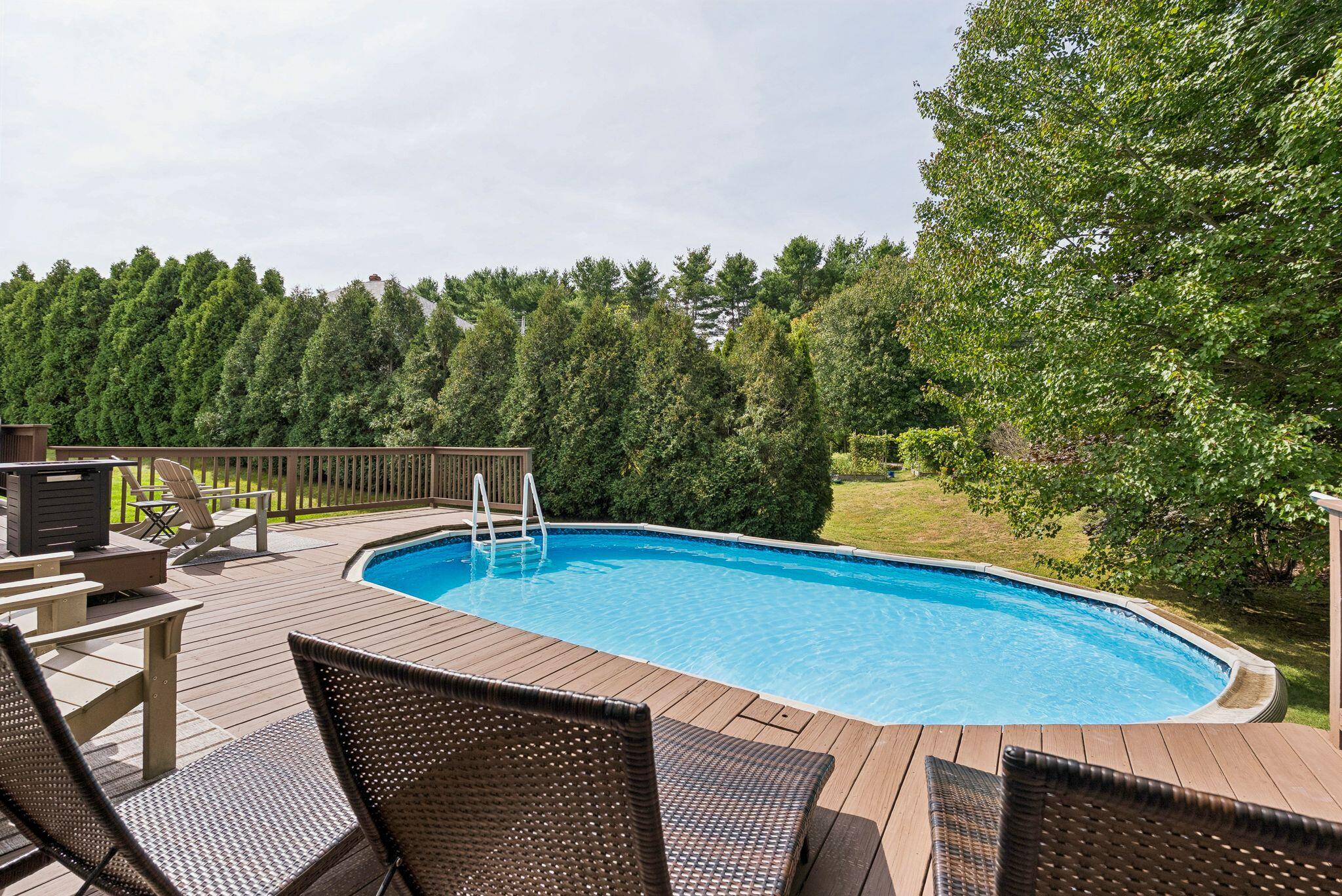 4 Memory Lane Scarborough, ME 04074 - Photo 56 of 64 Deck & Above Ground Pool