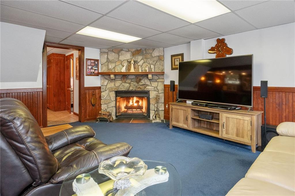 1532 Rutherford Avenue Pittsburgh, PA 15216 - Photo 15 of 36 Just Imagine Relaxing In Front Of This Stone And Gas Fireplace