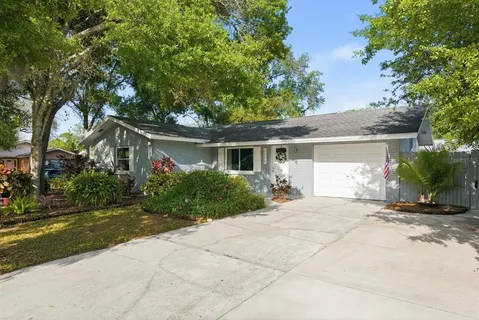 front view of a house and a yard