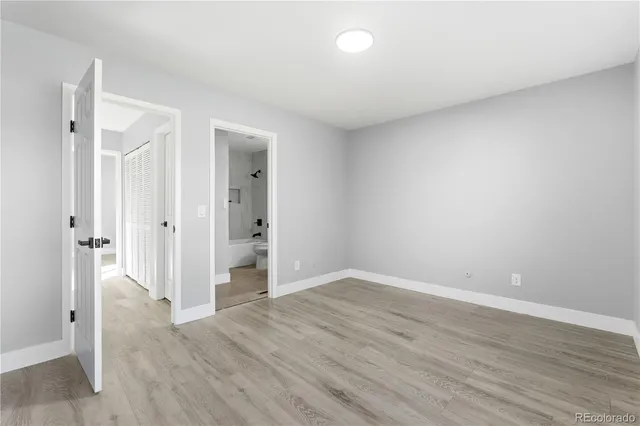 wooden floor in an empty room