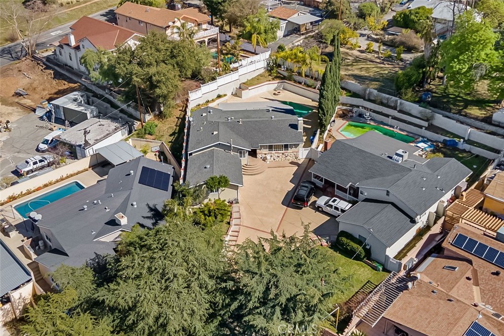 6249 Delfino Street Tujunga, CA 91042 - Photo 4 of 40 an aerial view of a house with a yard