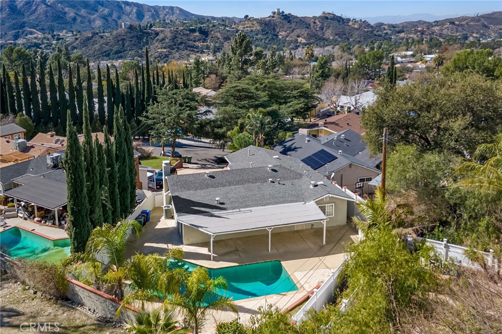 6249 Delfino Street Tujunga, CA 91042 - Photo 5 of 40 an aerial view of a house with a yard