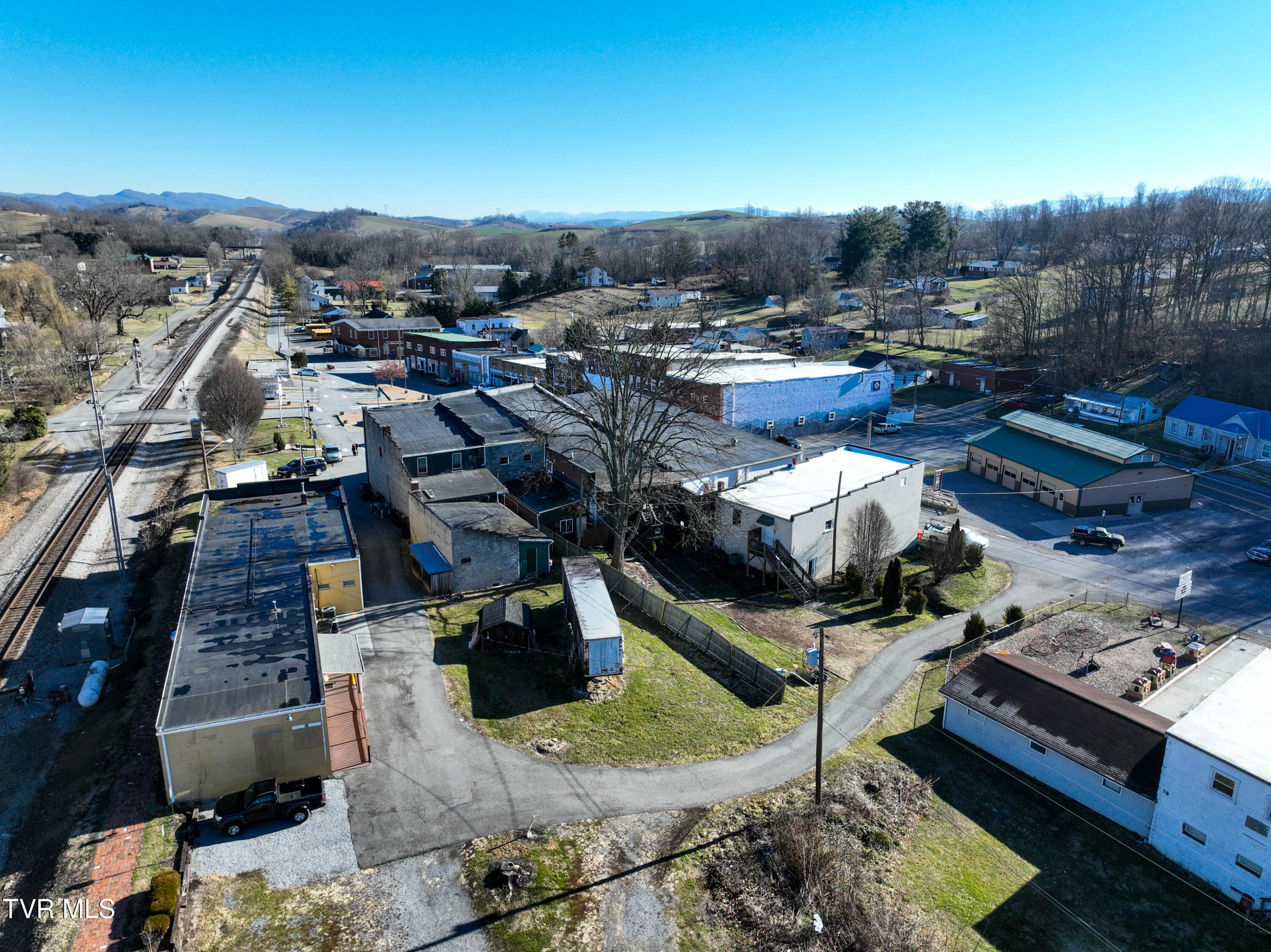 208 Town Square Street Glade Spring, VA 24340 - Photo 34 of 40 208 Town Square Drone SHEW-6