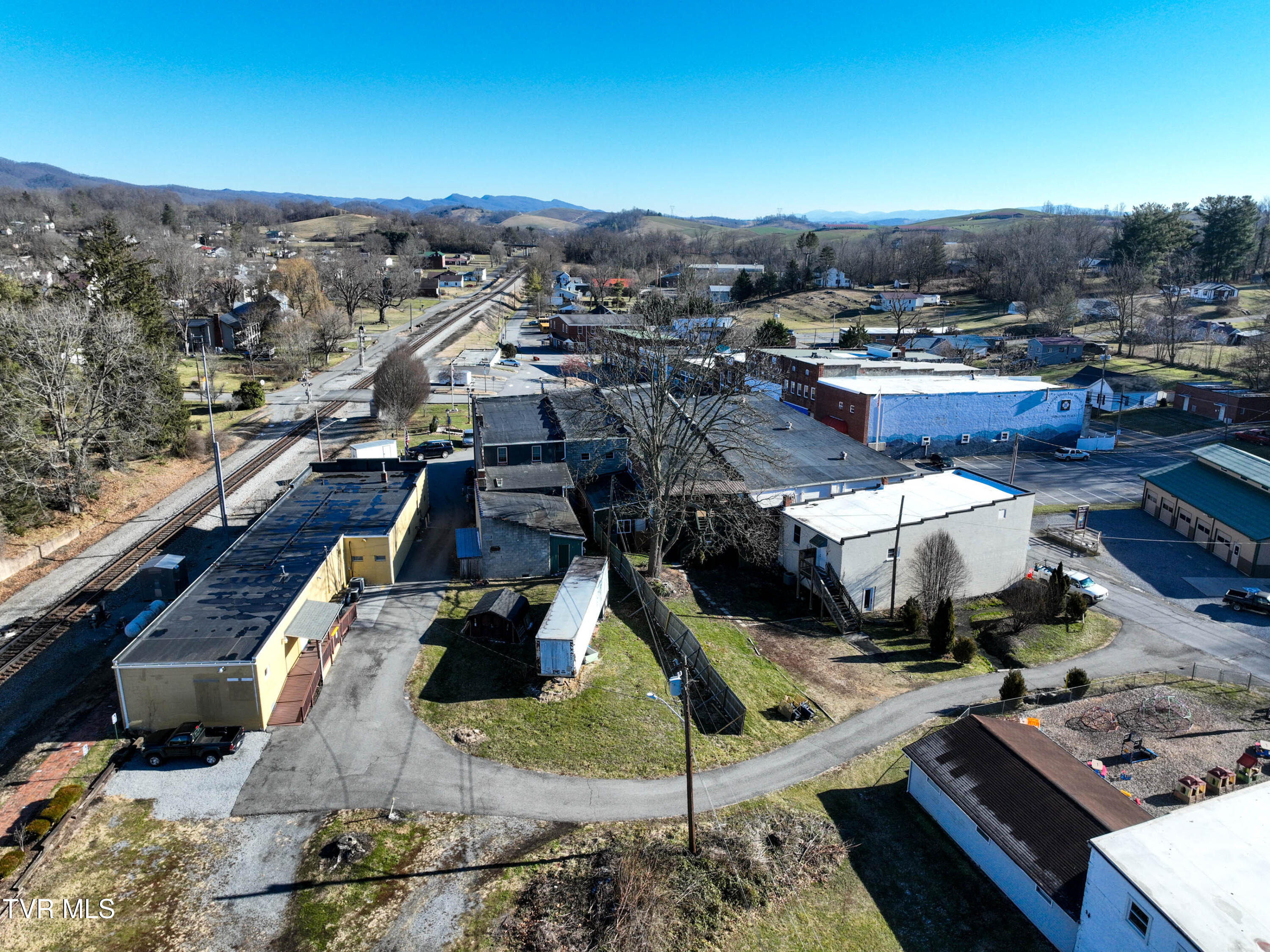 208 Town Square Street Glade Spring, VA 24340 - Photo 35 of 40 208 Town Square Drone SHEW-7