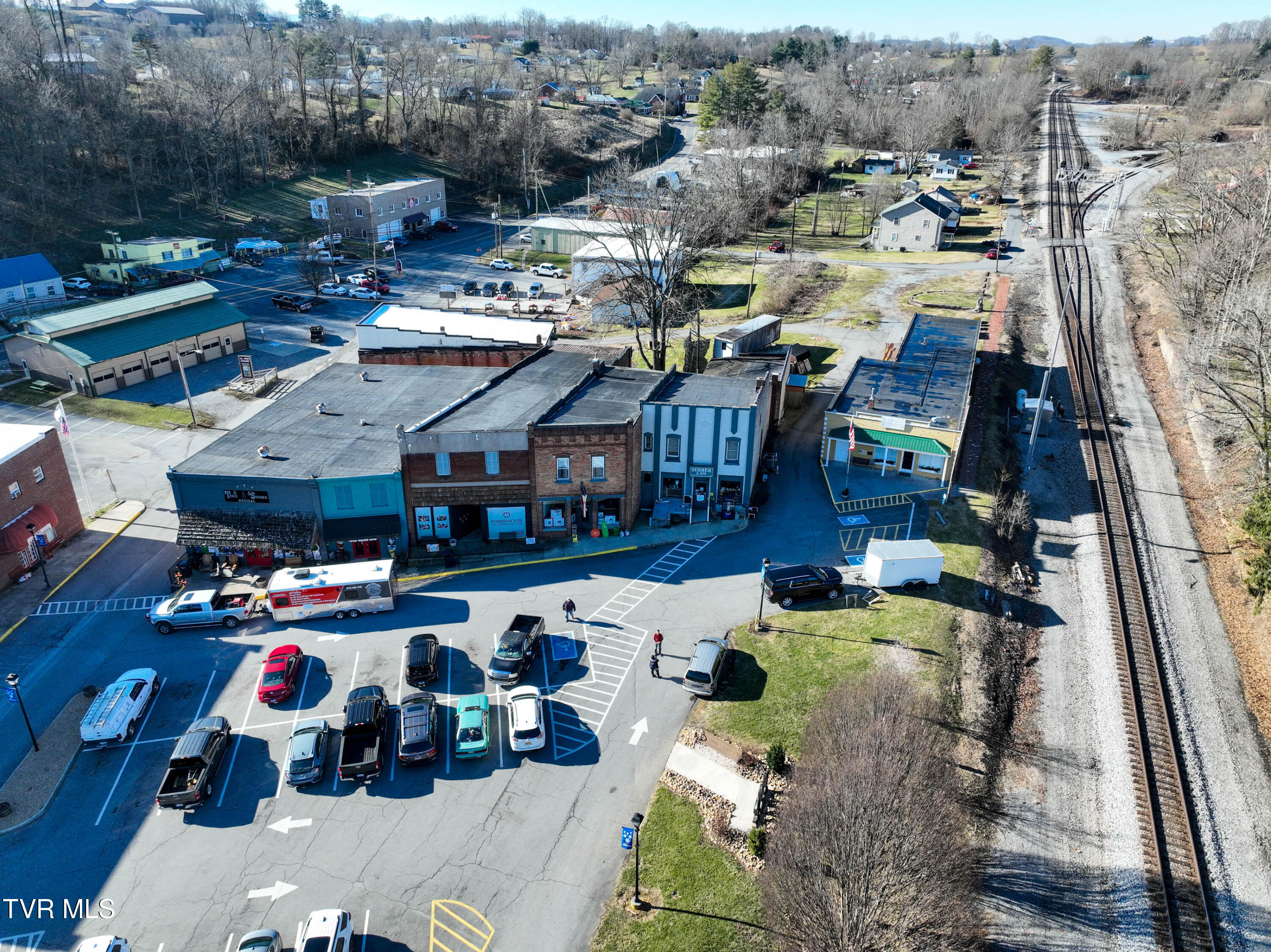 208 Town Square Street Glade Spring, VA 24340 - Photo 38 of 40 208 Town Square Drone SHEW-10