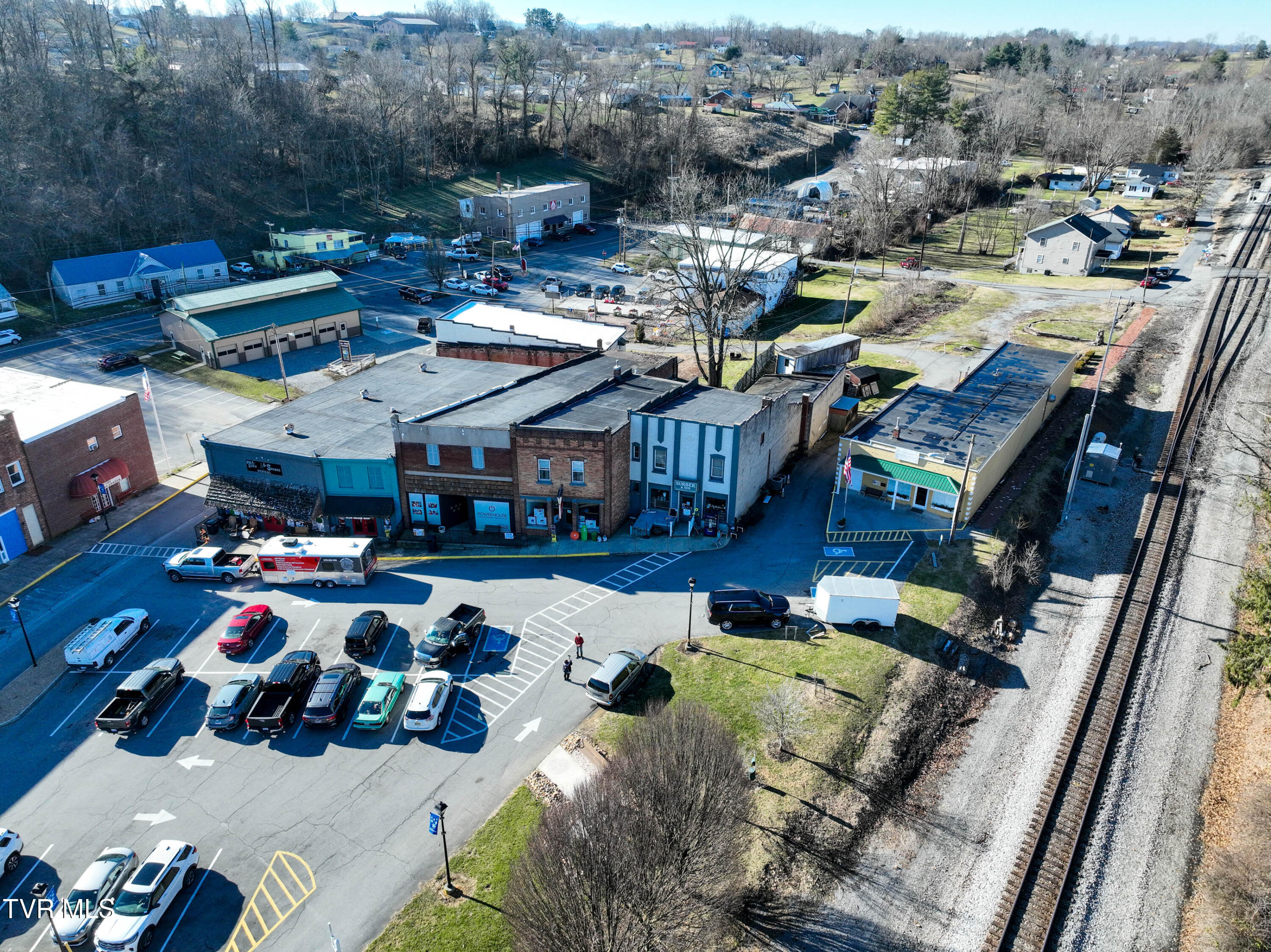 208 Town Square Street Glade Spring, VA 24340 - Photo 39 of 40 208 Town Square Drone SHEW-11