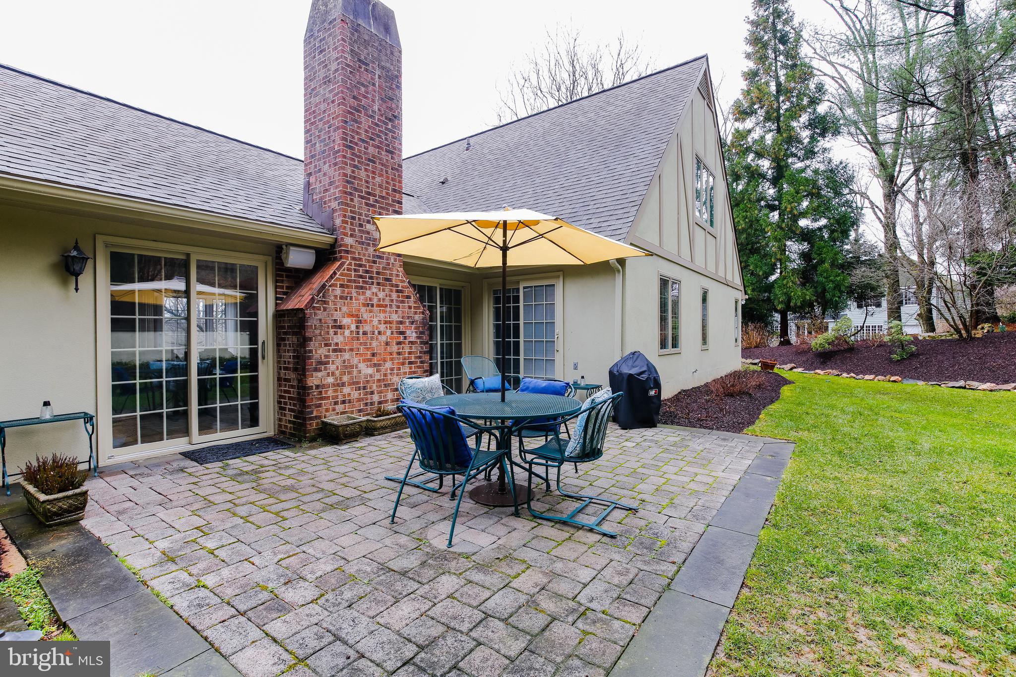 1713 Circle Road Baltimore, MD 21204 - Photo 20 of 45 Lovely Stone Patio & Level Backyard