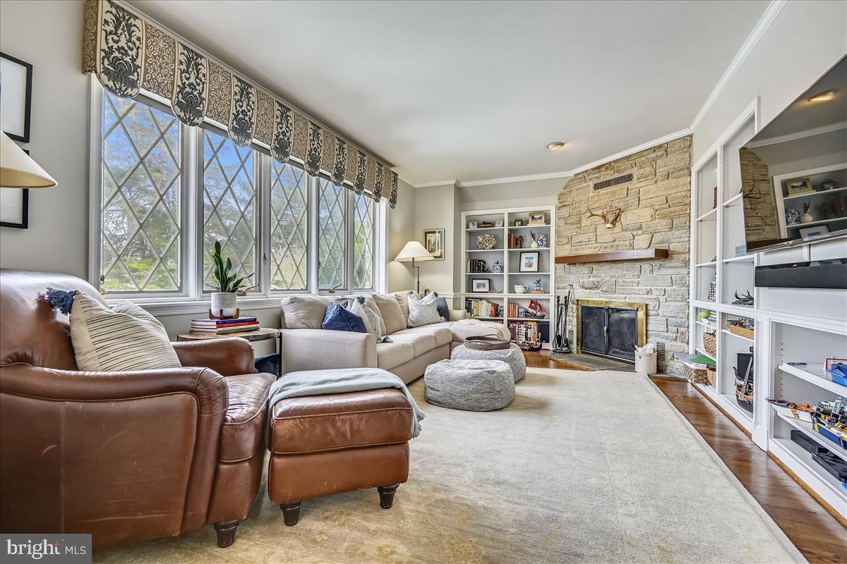 1713 Circle Road Baltimore, MD 21204 - Photo 6 of 45 Private den hosts WB fireplace and built ins