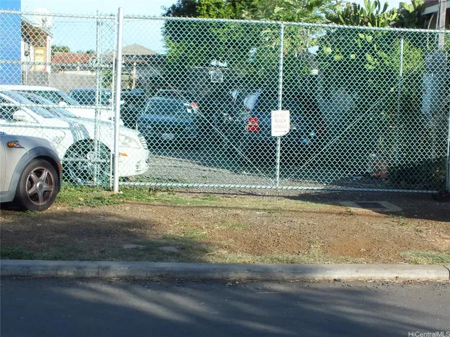a view of a door with a tennis court