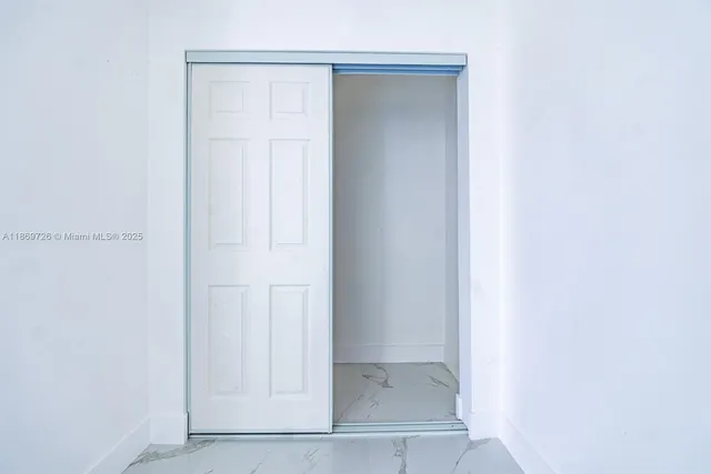 a view of front door