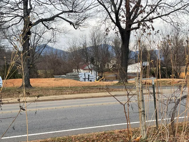 a view of outdoor space with trees