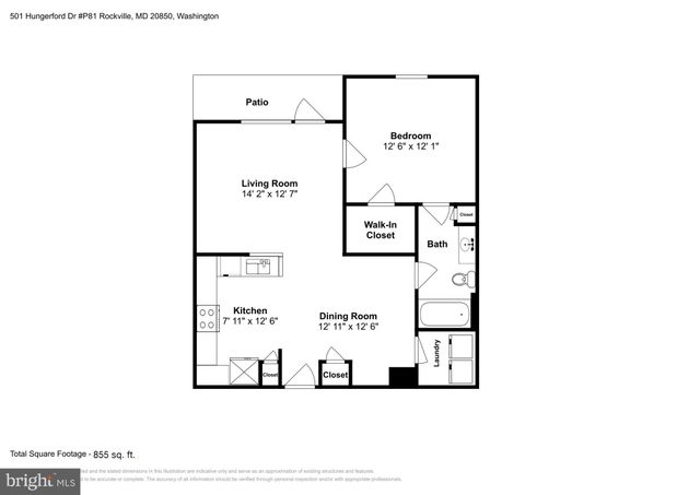 $270,000 | 501 Hungerford Drive, Unit P81, Rockville, MD 20850