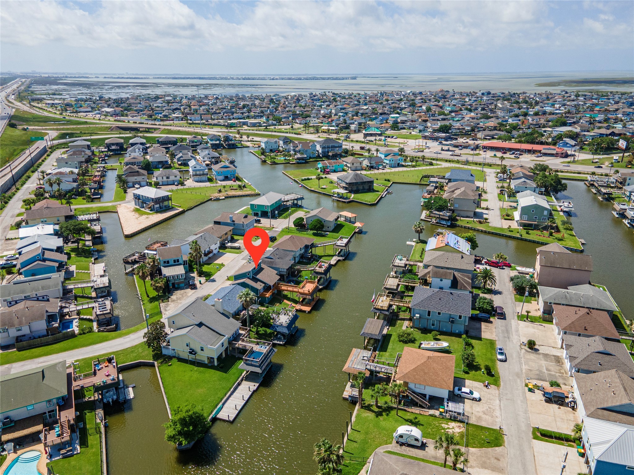 3 Pelican La Marque, TX 77568 - Photo 44 of 46 an aerial view of a city