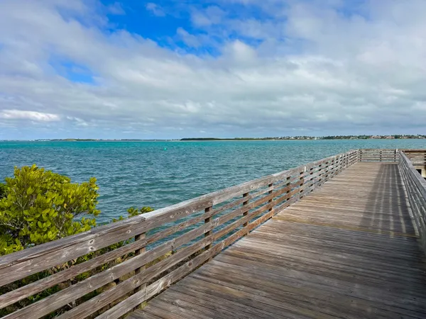 a view of ocean from a balcony