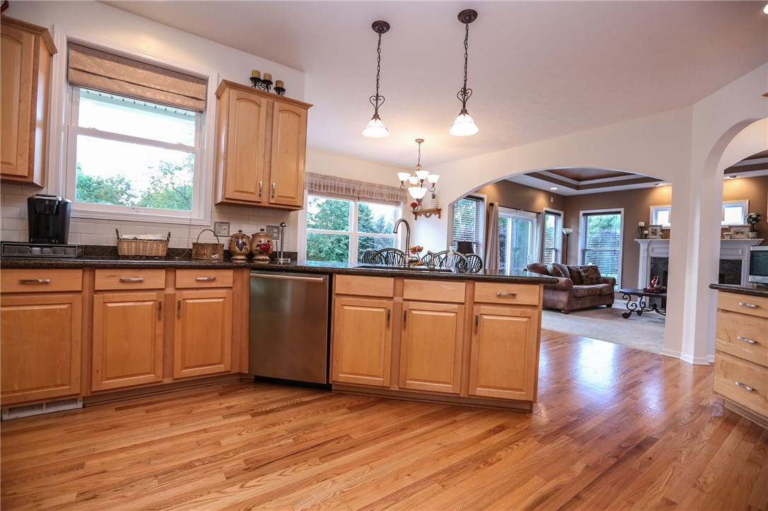 83 Angels Path Penfield, NY 14580 - Photo 16 of 36 View looking toward the dinette and family room fr