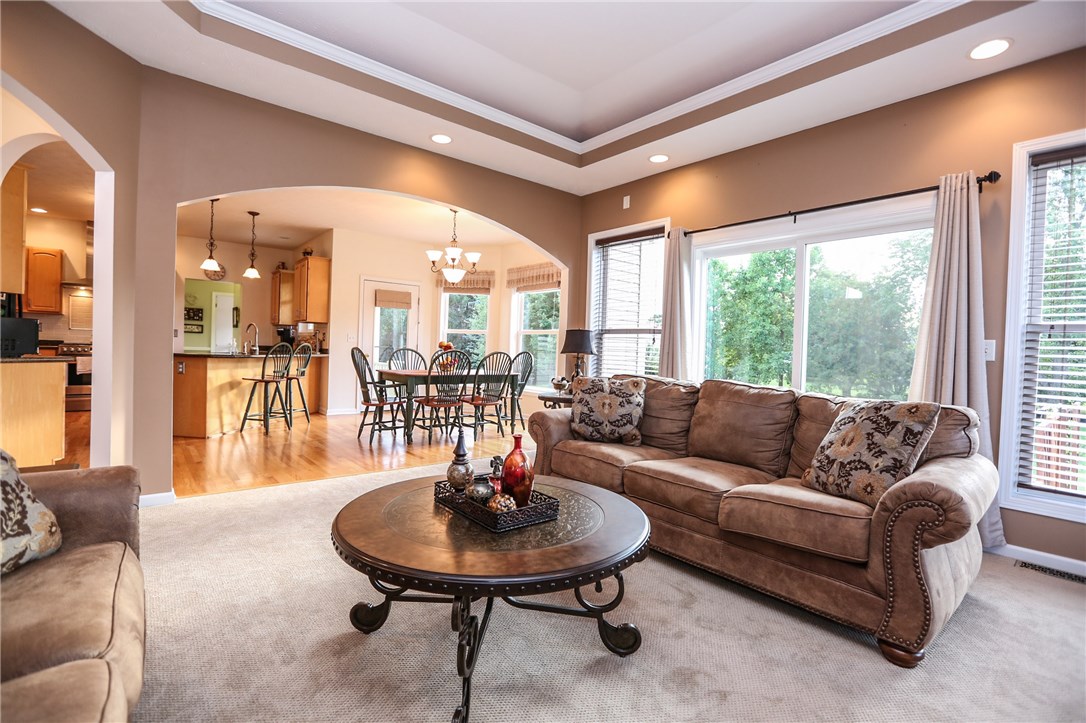 83 Angels Path Penfield, NY 14580 - Photo 19 of 36 View from the gas fireplace into the heart of the