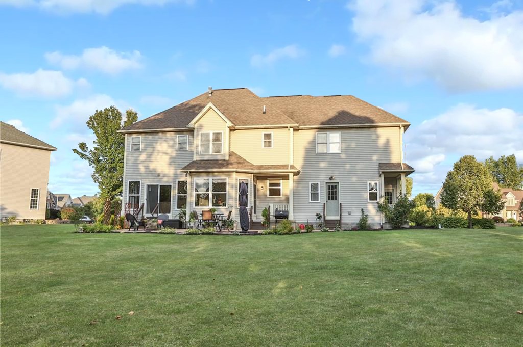 83 Angels Path Penfield, NY 14580 - Photo 36 of 36 View of the back of the home from the rear yard...