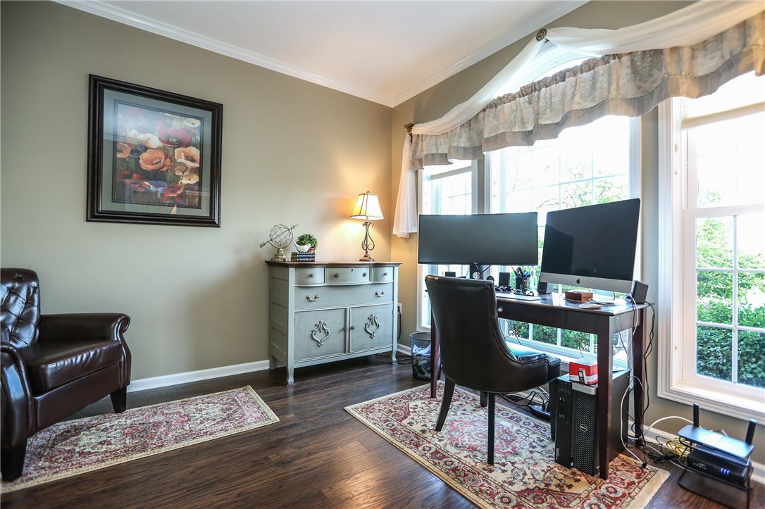 83 Angels Path Penfield, NY 14580 - Photo 10 of 36 1st floor office with windows looking out toward t