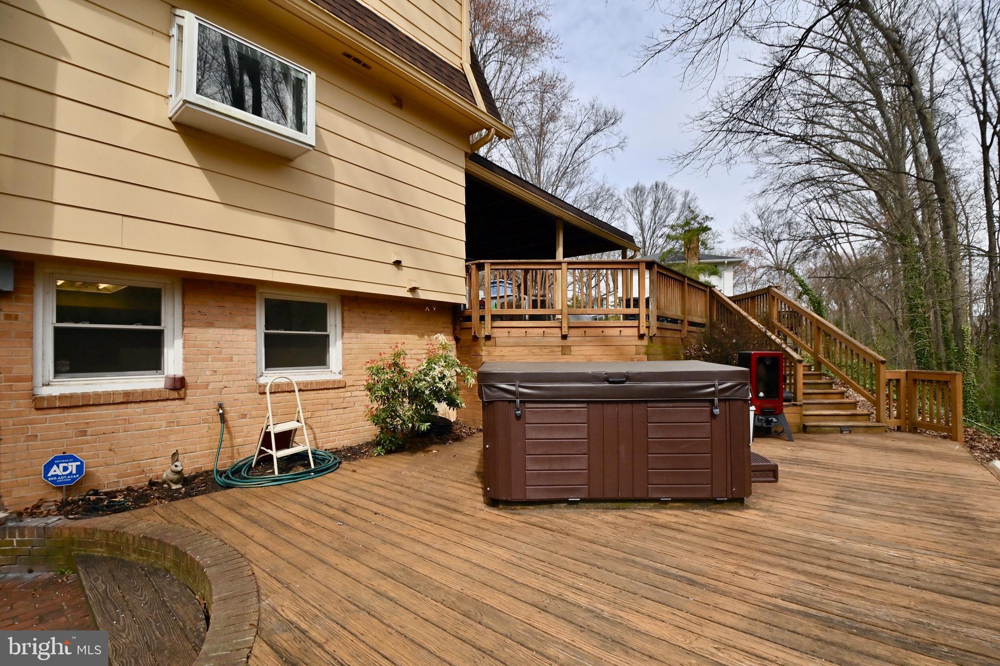 8701 Gateshead Road Alexandria, VA 22309 - Photo 36 of 41 Lower Level Deck