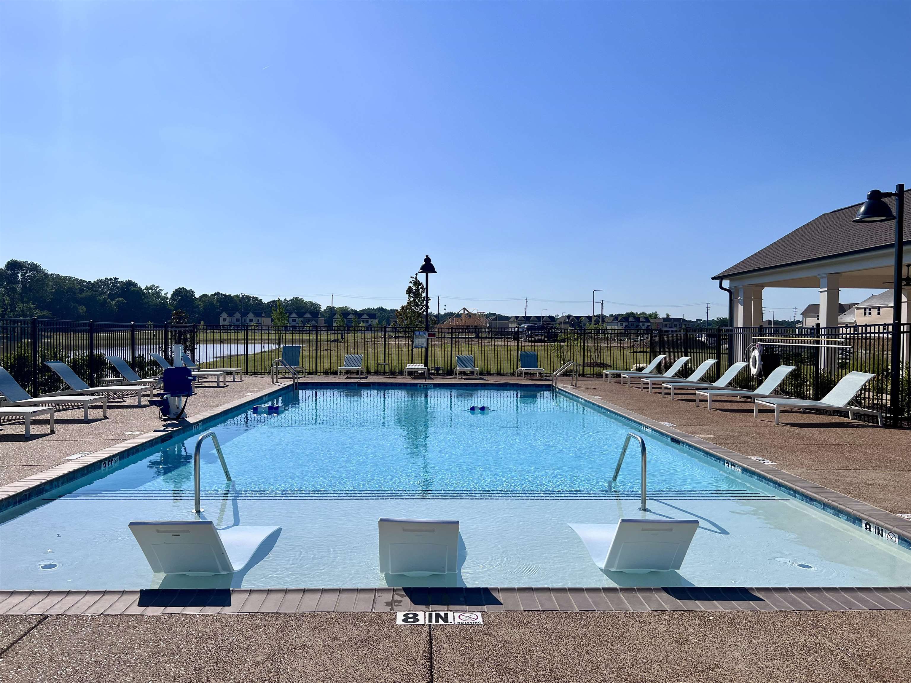 4824 Lyla Lane Collierville, TN 38017 - Photo 31 of 32 a view of a patio with swimming pool