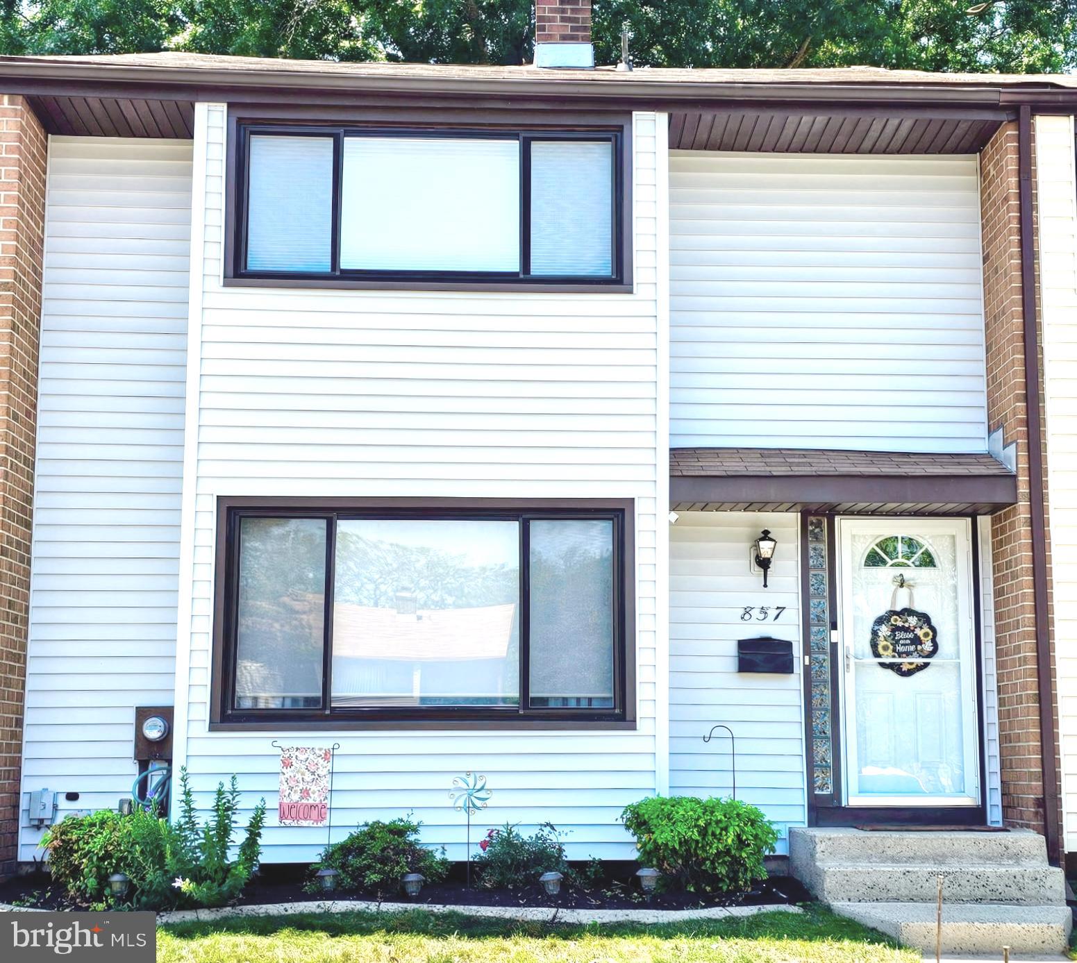 a view of front door of house