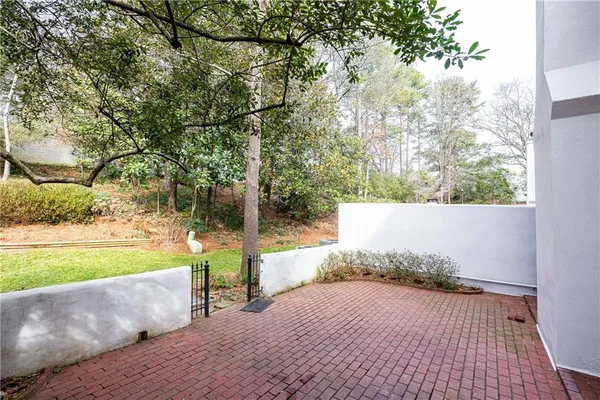 a view of yard from outdoor space