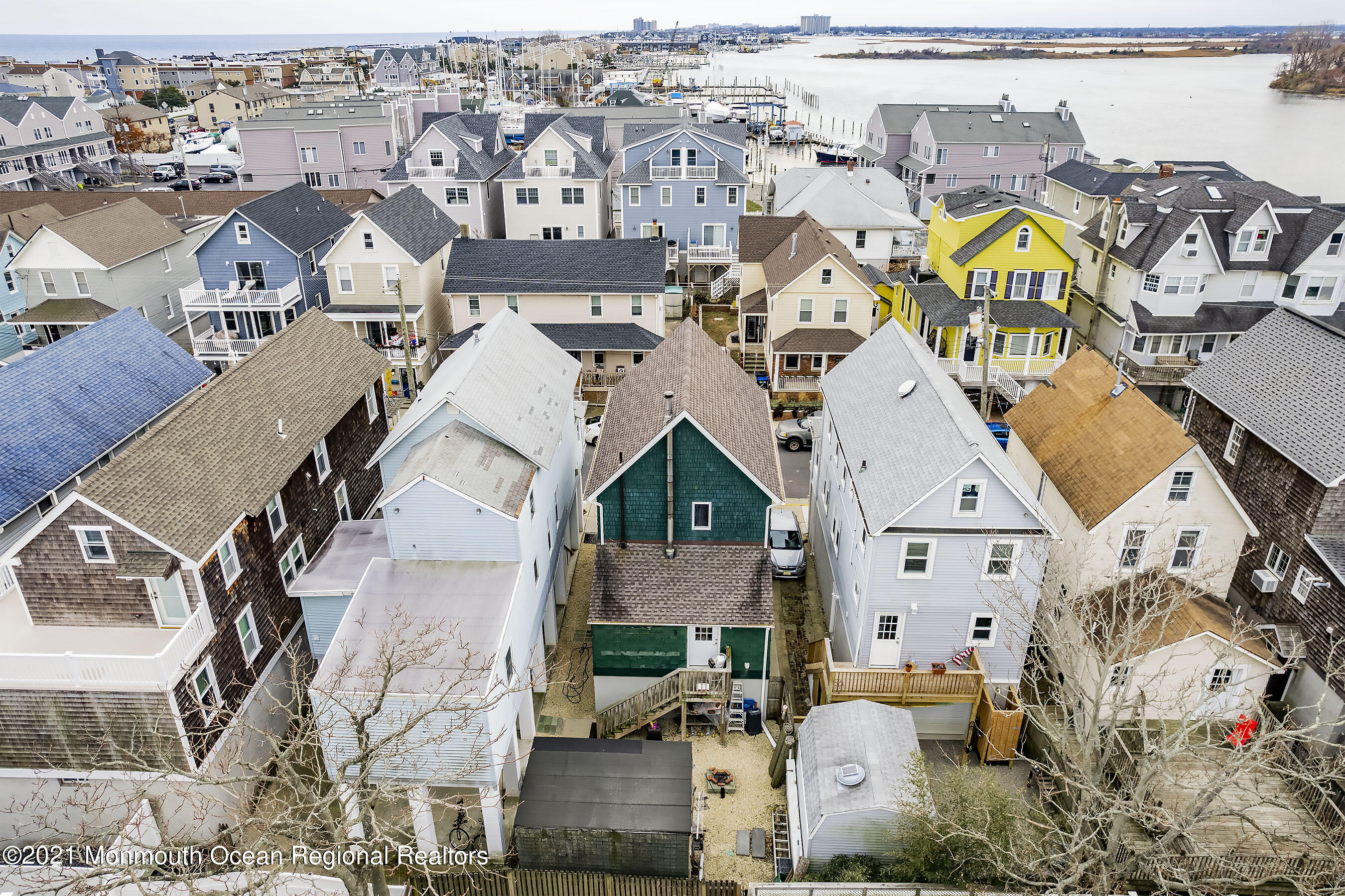 17 Center Street Sea Bright, NJ 07760 - Photo 22 of 23 an aerial view of residential houses with outdoor space