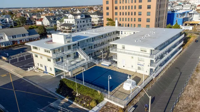 a view of beach and ocean