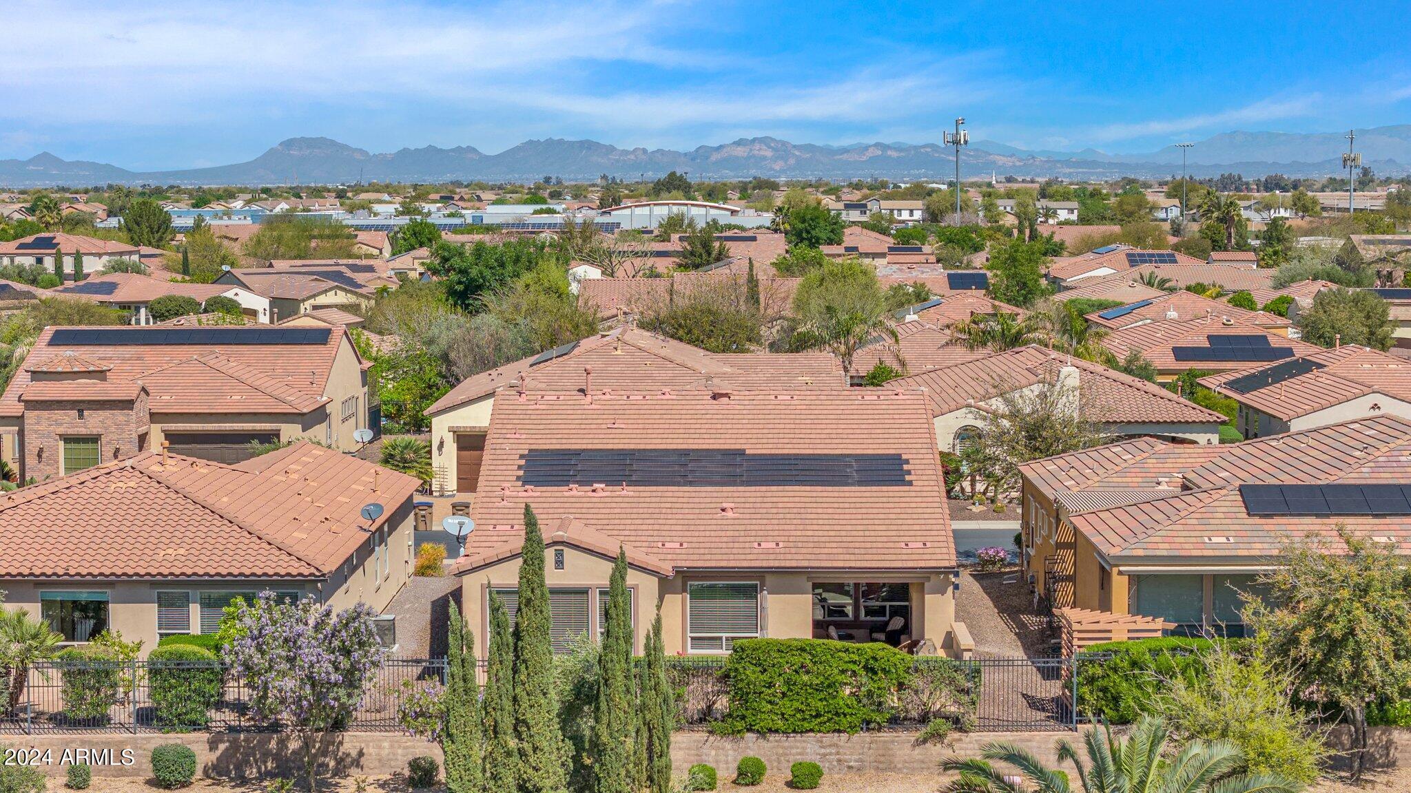 1663 East Grand Ridge Road Queen Creek, AZ 85140 - Photo 42 of 49 Drone View Looking North