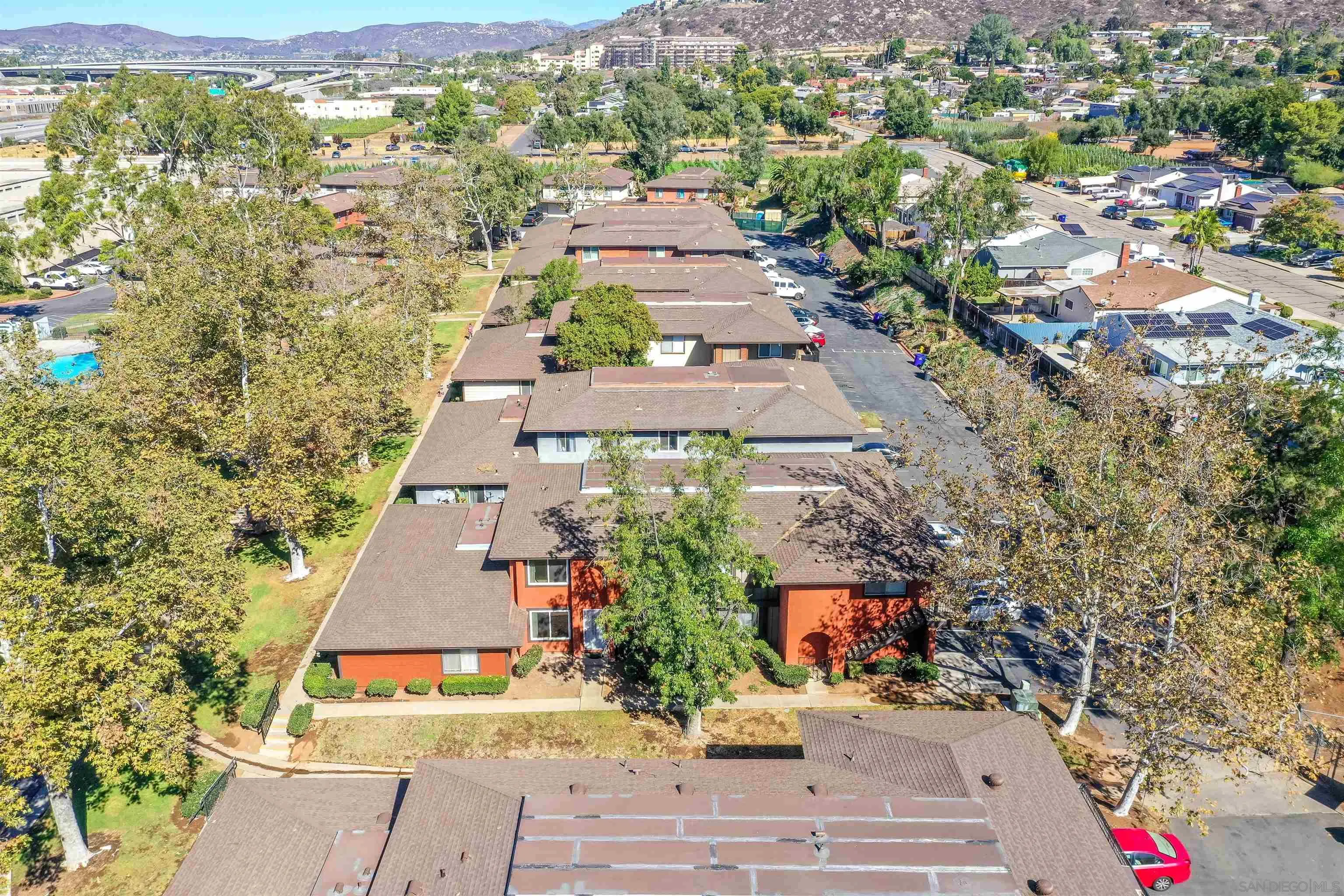 1652 Summertime Drive El Cajon, CA 92021 - Photo 19 of 23 an aerial view of a house with a garden