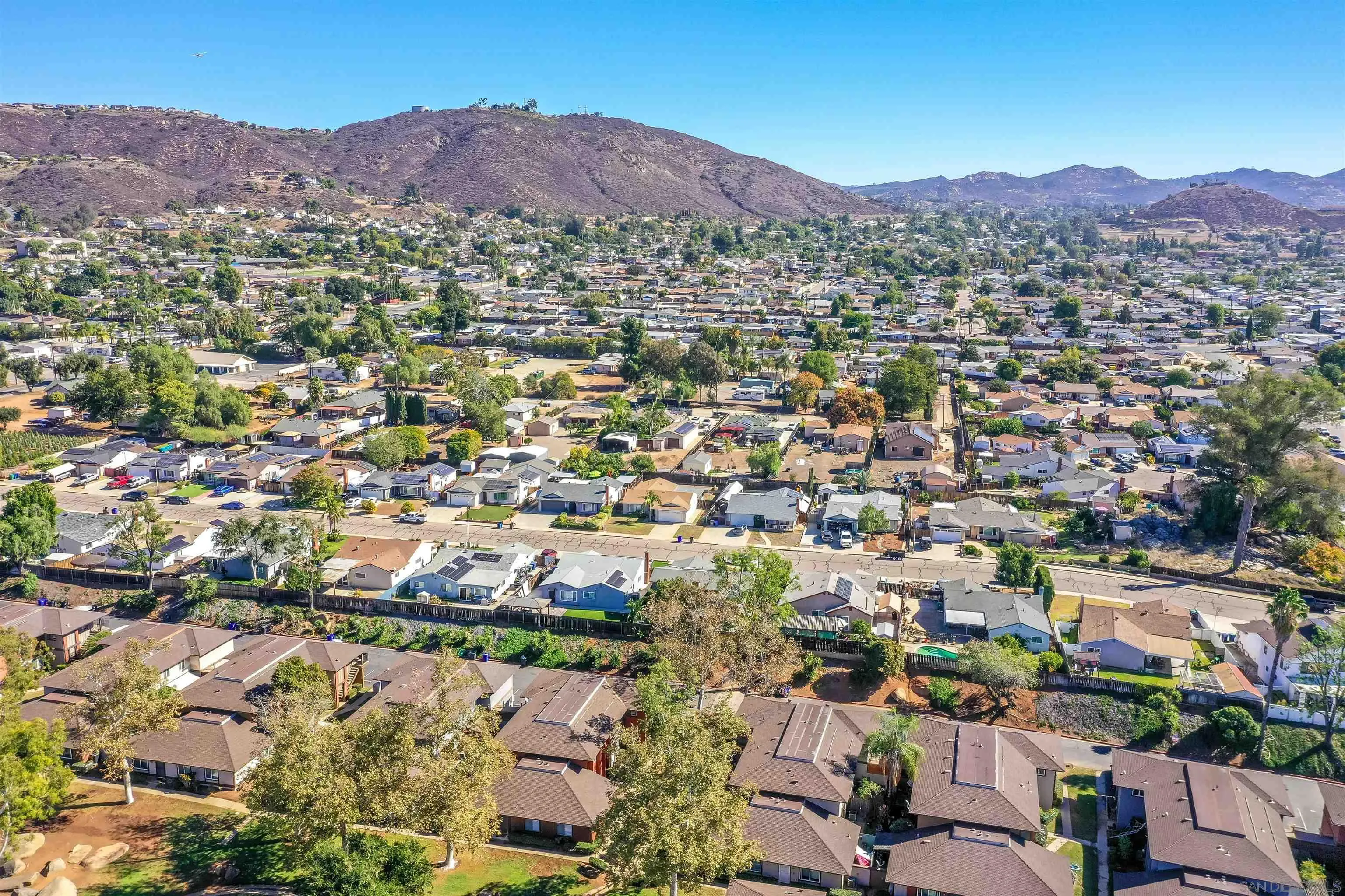 1652 Summertime Drive El Cajon, CA 92021 - Photo 23 of 23 an aerial view of a city