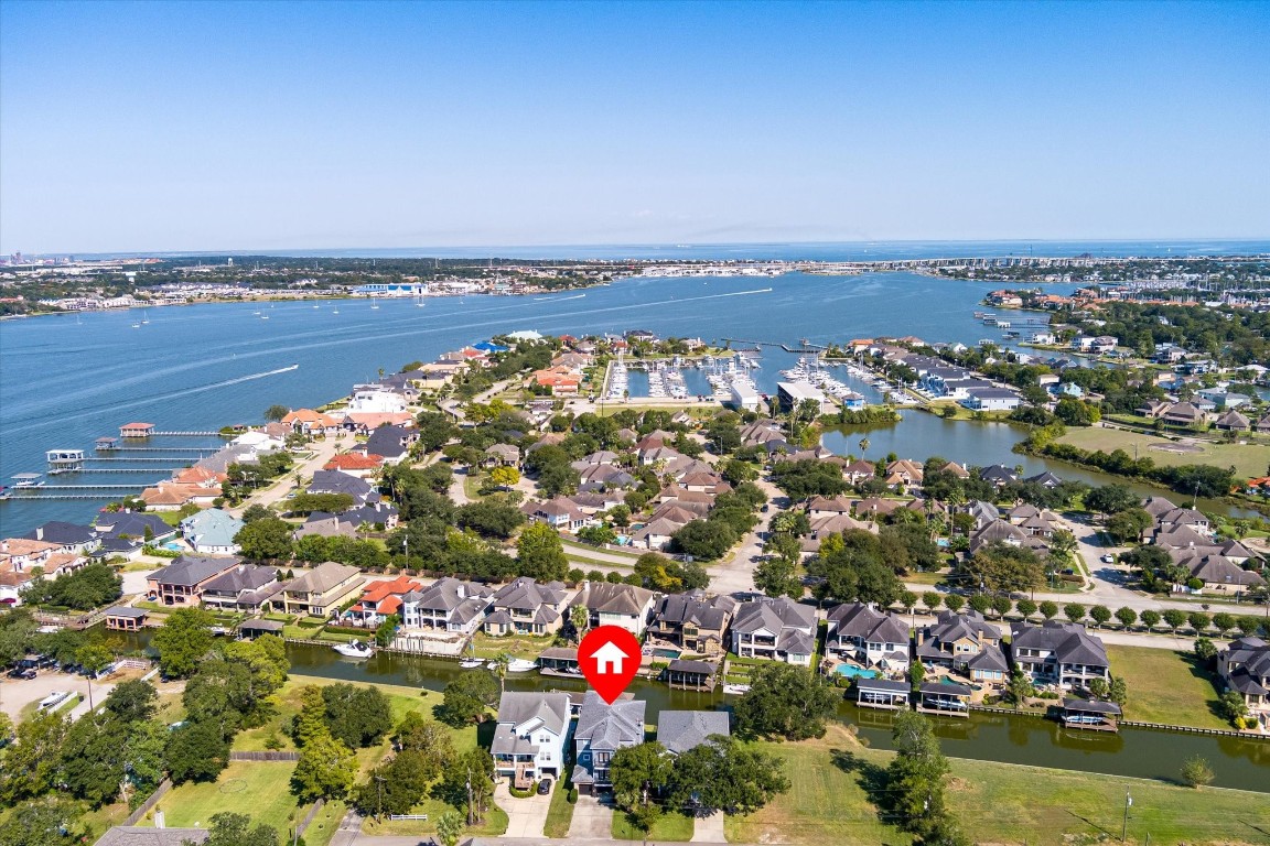211 Valmar Street Kemah, TX 77565 - Photo 3 of 50 an aerial view of a city