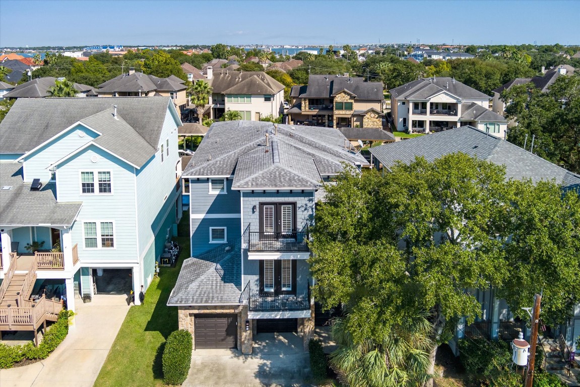211 Valmar Street Kemah, TX 77565 - Photo 5 of 50 an aerial view of multiple houses