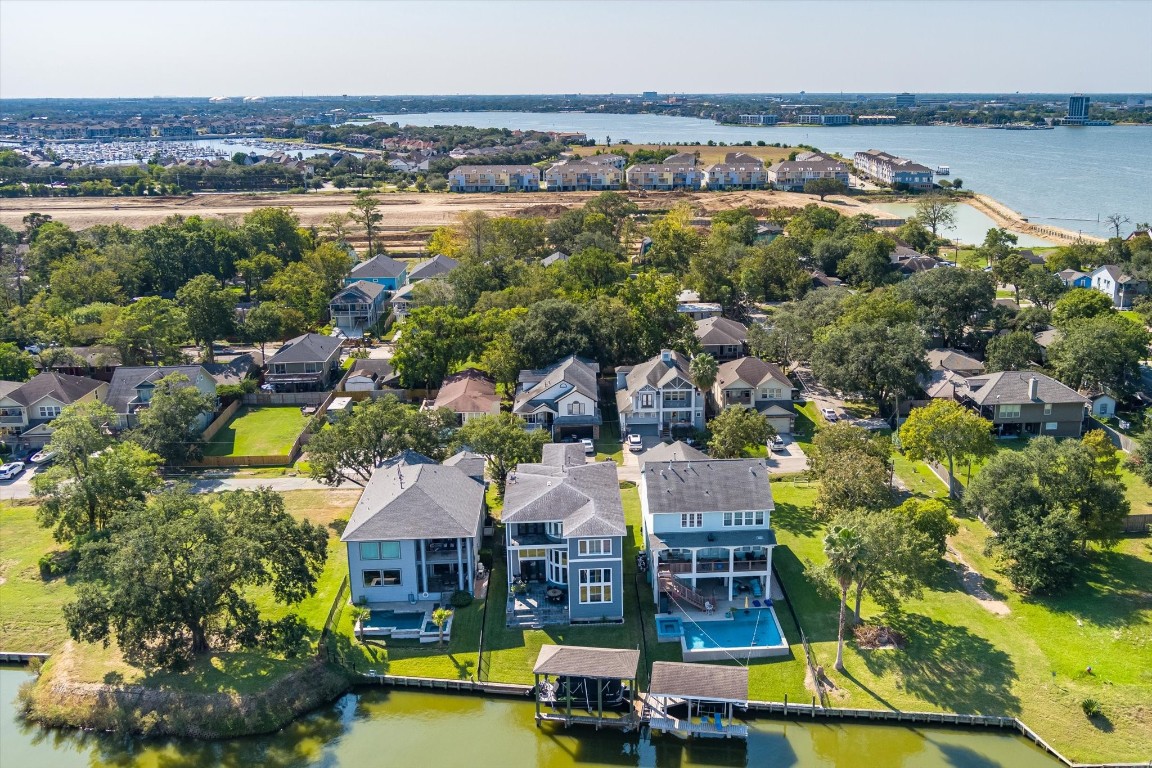 211 Valmar Street Kemah, TX 77565 - Photo 10 of 50 a view of a city with tall buildings and ocean view