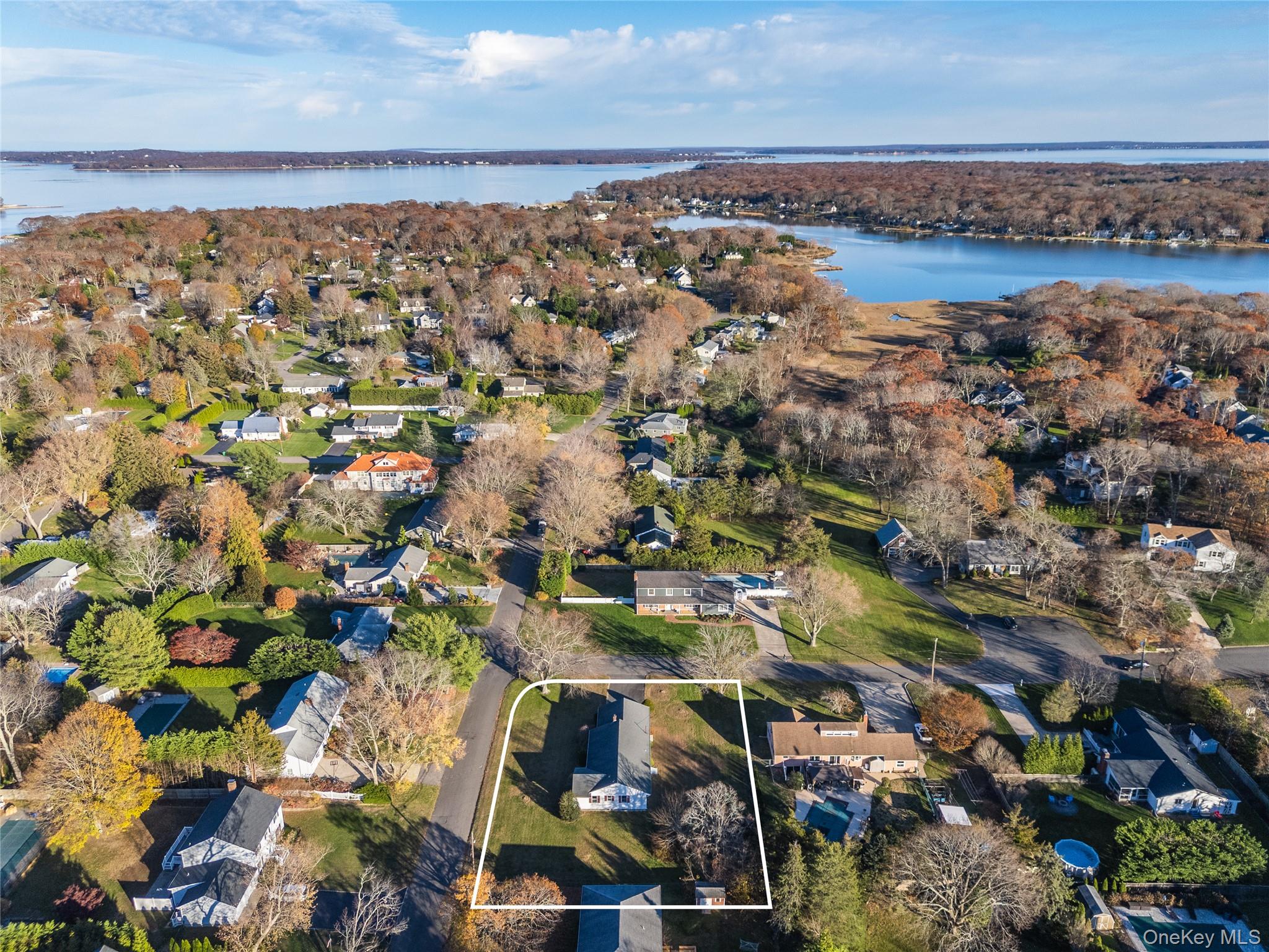 280 Clearview Avenue Southold, NY 11971 - Photo 37 of 41 View of property location featuring nearby suburban area and a large body of water