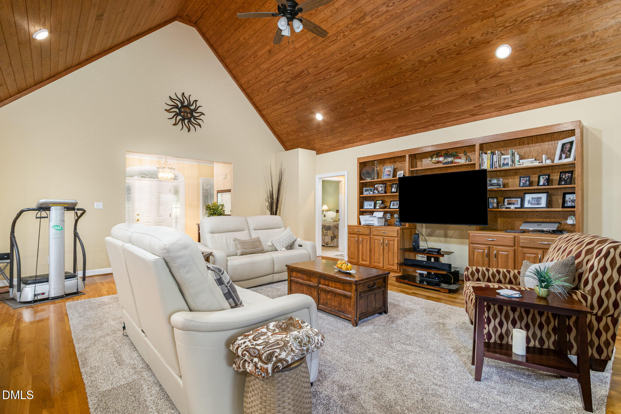 6018 West Tom Parham Road Oxford, NC 27565 - Photo 8 of 36 a living room with furniture and a flat screen tv