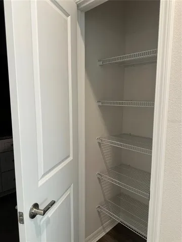 a walk in closet
