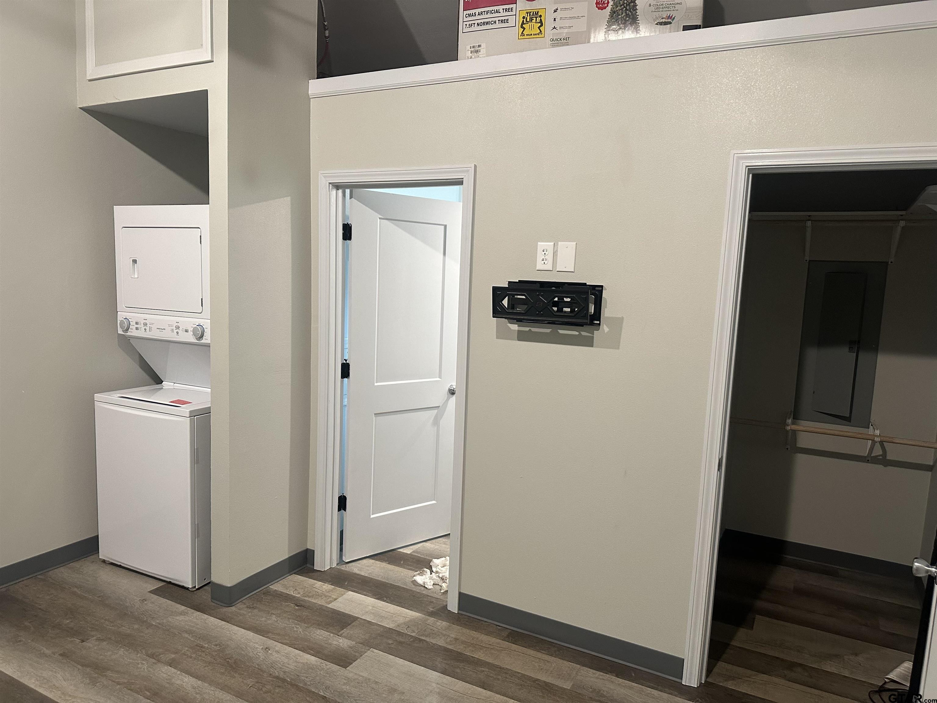 13399 Lot 99 Creek Tyler, TX 75704 - Photo 5 of 5 a view of a storage and utility room with washer and dryer