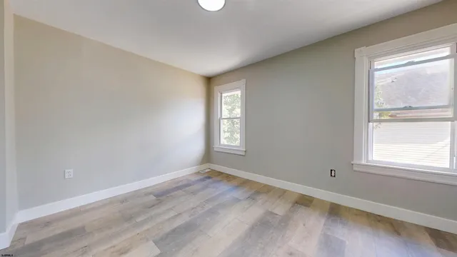 an empty room with window