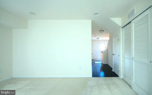 a view of a bathroom with toilet